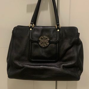 Tory Burch Black Tote. Wore for 1 season.
